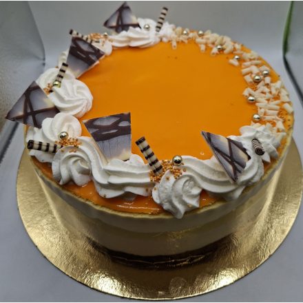 Fehércsokis Mangós mousse torta